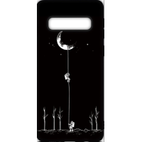 Чохол-накладка TOTO Cartoon Soft Silicone TPU Case Samsung Galaxy S10 Moon Black