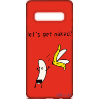 Чохол-накладка TOTO Cartoon Soft Silicone TPU Case Samsung Galaxy S10 Plus Banana Red