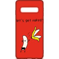 Чохол-накладка TOTO Cartoon Soft Silicone TPU Case Samsung Galaxy S10 Plus Banana Red