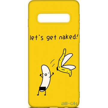 Чохол-накладка TOTO Cartoon Soft Silicone TPU Case Samsung Galaxy S10 Plus Banana Yellow