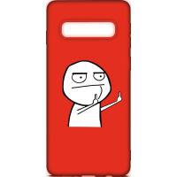 Чохол-накладка TOTO Cartoon Soft Silicone TPU Case Samsung Galaxy S10 Plus FK 2 Red