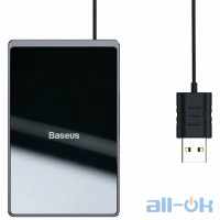 Бездротовий зарядний пристрій Baseus Card Ultra-Thin 15W Wireless Charger Black (WX01B-01)