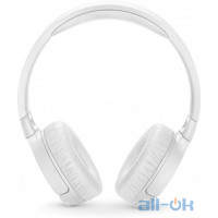 Навушники з мікрофоном JBL T600BT White (T600BTNCWHT)