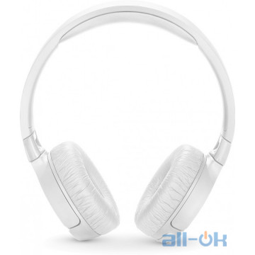 Навушники з мікрофоном JBL T600BT White (T600BTNCWHT)