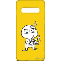 Чохол-накладка TOTO Cartoon Soft Silicone TPU Case Samsung Galaxy S10 Plus FK 9 Yellow