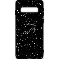 Чохол-накладка TOTO Cartoon Soft Silicone TPU Case Samsung Galaxy S10 Plus Saturn Black