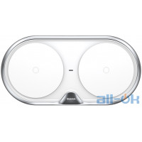 Бездротовий зарядний пристрій Baseus Dual Wireless Charger silver (WXXHJ-A0S)