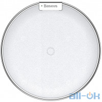 Бездротовий зарядний пристрій Baseus iX Desktop Wireless Charger Leather silver (WXIX-0S)