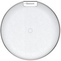 Бездротовий зарядний пристрій Baseus iX Desktop Wireless Charger Leather silver (WXIX-0S)