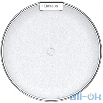 Бездротовий зарядний пристрій Baseus iX Desktop Wireless Charger Leather silver (WXIX-0S)