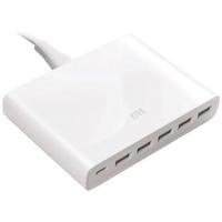 Мережевий зарядний пристрій Xiaomi Mi USB Multiple Hub 60W Fast Charger 6 port White (CDQ06ZM)