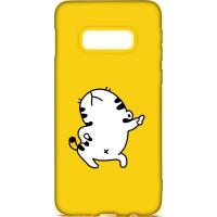 Чохол-накладка TOTO Cartoon Soft Silicone TPU Case Samsung Galaxy S10e Cat Yellow