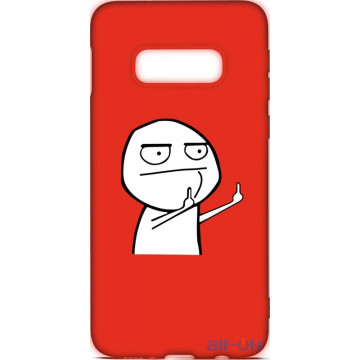 Чохол-накладка TOTO Cartoon Soft Silicone TPU Case Samsung Galaxy S10e FK 2 Red