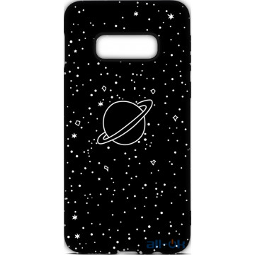 Чохол-накладка TOTO Cartoon Soft Silicone TPU Case Samsung Galaxy S10e Saturn Black