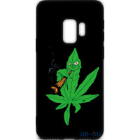 Чохол-накладка TOTO Cartoon Soft Silicone TPU Case Samsung Galaxy S9 Cannabis Black