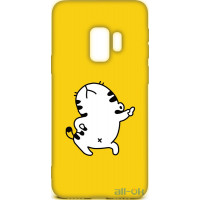 Чохол-накладка TOTO Cartoon Soft Silicone TPU Case Samsung Galaxy S9 Cat Yellow