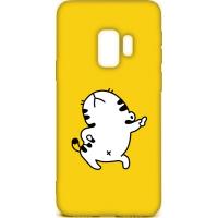 Чохол-накладка TOTO Cartoon Soft Silicone TPU Case Samsung Galaxy S9 Cat Yellow