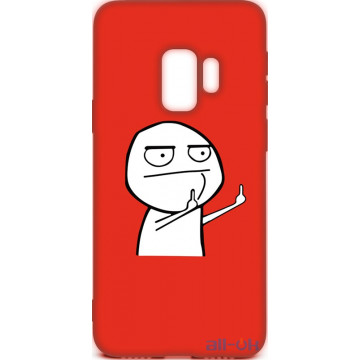 Чохол-накладка TOTO Cartoon Soft Silicone TPU Case Samsung Galaxy S9 FK2 Red