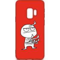 Чохол-накладка TOTO Cartoon Soft Silicone TPU Case Samsung Galaxy S9 FK9 Red