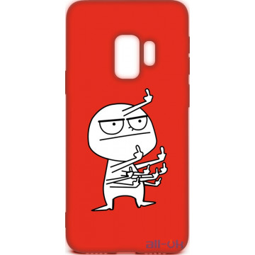 Чохол-накладка TOTO Cartoon Soft Silicone TPU Case Samsung Galaxy S9 FK9 Red