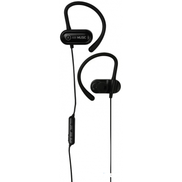 Навушники з мікрофоном AIR MUSIC SPORT Black