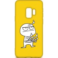 Чохол-накладка TOTO Cartoon Soft Silicone TPU Case Samsung Galaxy S9 FK9 Yellow