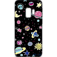 Чохол-накладка TOTO Cartoon Soft Silicone TPU Case Samsung Galaxy S9 Space Planets Black
