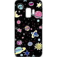 Чохол-накладка TOTO Cartoon Soft Silicone TPU Case Samsung Galaxy S9 Space Planets Black