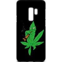 Чохол-накладка TOTO Cartoon Soft Silicone TPU Case Samsung Galaxy S9 Plus Cannabis Black