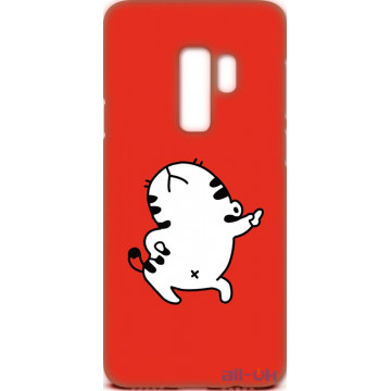Чохол-накладка TOTO Cartoon Soft Silicone TPU Case Samsung Galaxy S9 Plus Cat Red