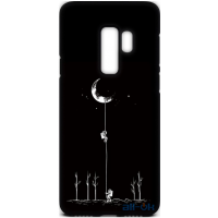 Чохол-накладка TOTO Cartoon Soft Silicone TPU Case Samsung Galaxy S9 Plus Moon Black