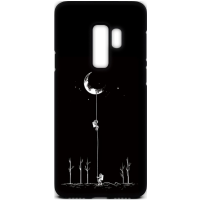 Чохол-накладка TOTO Cartoon Soft Silicone TPU Case Samsung Galaxy S9 Plus Moon Black