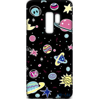 Чохол-накладка TOTO Cartoon Soft Silicone TPU Case Samsung Galaxy S9 Plus Space Planets Black