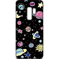 Чохол-накладка TOTO Cartoon Soft Silicone TPU Case Samsung Galaxy S9 Plus Space Planets Black