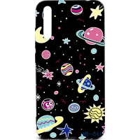 Чохол-накладка TOTO Cartoon Soft Silicone TPU Case Xiaomi Mi 9 SE B21 Space Planets Black