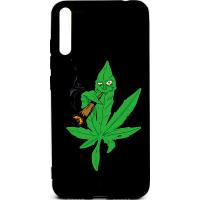 Чохол-накладка TOTO Cartoon Soft Silicone TPU Case Xiaomi Mi 9 SE Cannabis Black