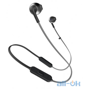 Навушники з мікрофоном JBL T205BT Black (JBLT205BTBLK)
