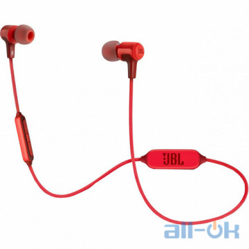 Навушники з мікрофоном JBL E25BT Red UA UCRF