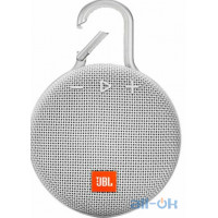 Портативна колонка JBL Clip 3 Steel White