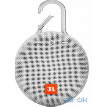 Портативна колонка JBL Clip 3 Steel White