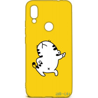 Чохол-накладка TOTO Cartoon Soft Silicone TPU Case Xiaomi Redmi 7 Cat Yellow