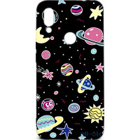 Чохол-накладка TOTO Cartoon Soft Silicone TPU Case Xiaomi Redmi 7 Saturn Black