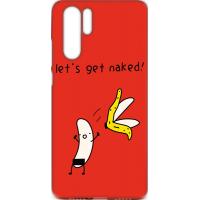 Чохол-накладка TOTO Cartoon Soft Silicone TPU Case Huawei P30 Pro Banana Red