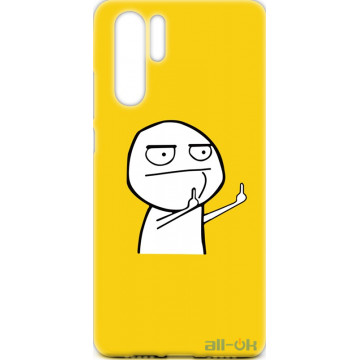 Чохол-накладка TOTO Cartoon Soft Silicone TPU Case Huawei P30 Pro FK2 Yellow