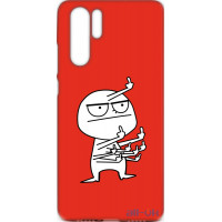 Чохол-накладка TOTO Cartoon Soft Silicone TPU Case Huawei P30 Pro FK9 Red