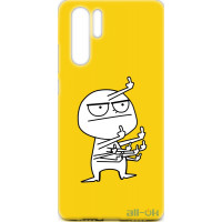 Чохол-накладка TOTO Cartoon Soft Silicone TPU Case Huawei P30 Pro FK9 Yellow