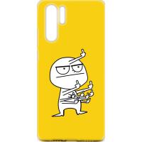 Чохол-накладка TOTO Cartoon Soft Silicone TPU Case Huawei P30 Pro FK9 Yellow