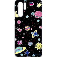 Чохол-накладка TOTO Cartoon Soft Silicone TPU Case Huawei P30 Pro Space Planets Black