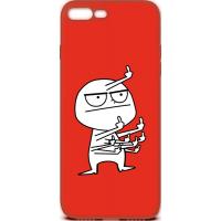 Чохол-накладка TOTO Cartoon Soft Silicone TPU Case Apple iPhone 7 Plus/8 Plus FK9 Red