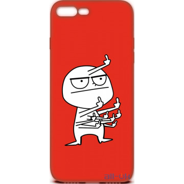 Чохол-накладка TOTO Cartoon Soft Silicone TPU Case Apple iPhone 7 Plus/8 Plus FK9 Red